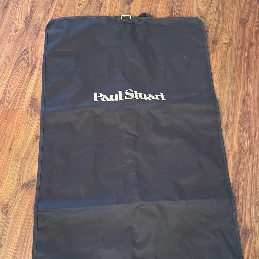 Paul Stuart canvas garment bag 53" chocolate brown